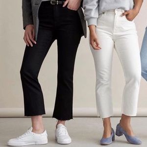 Everlane Kick Crop in Black